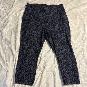 Avia animal print leggings with side pocket